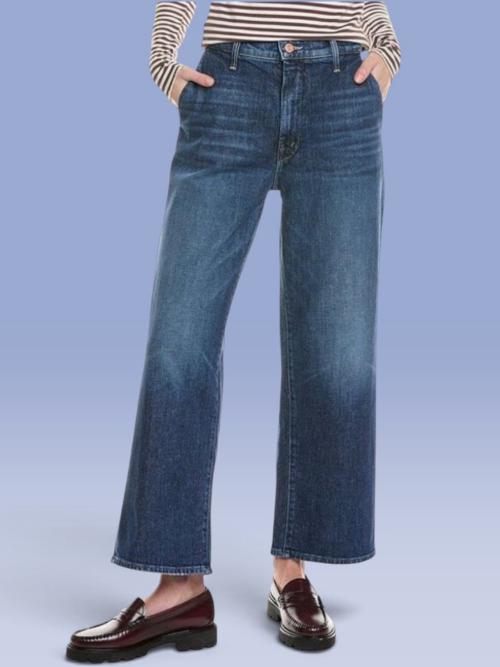 MOTHER The Dodger Prep Ankle Jeans size 25 Yee Haw
